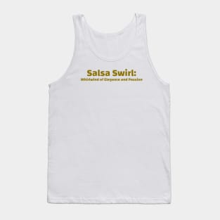 Salsa Swirl: Whirlwind of Elegance and Passion Salsa Dancing Tank Top